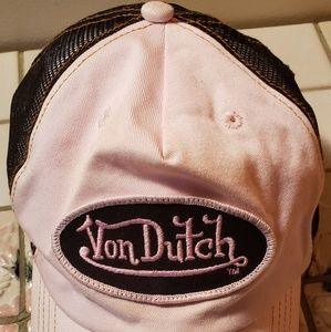 Von Dutch Pink &  Black Trucker Hat 🧢